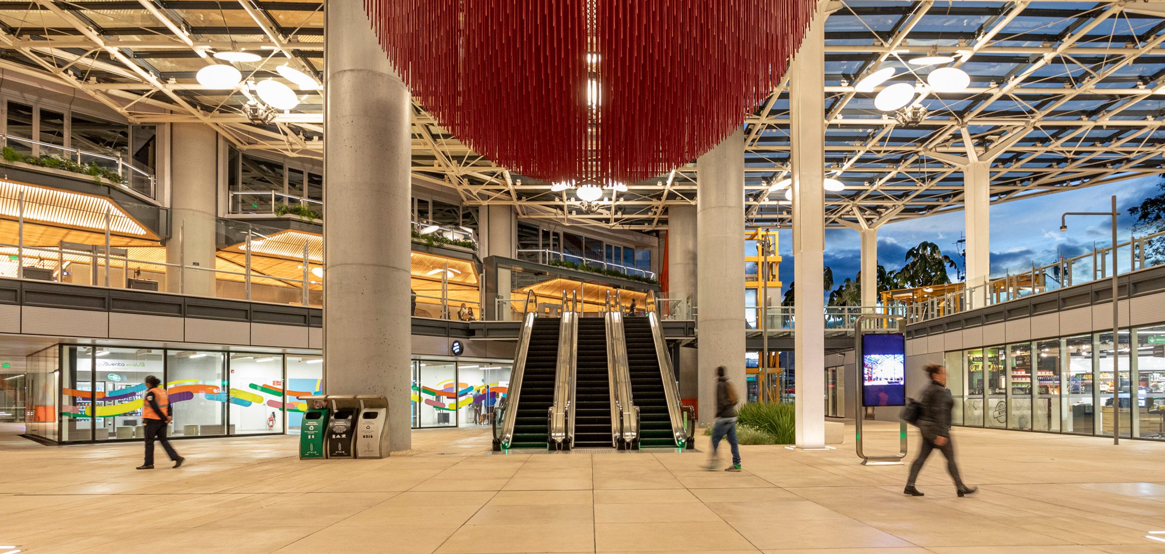 Sculptural ceiling hanging