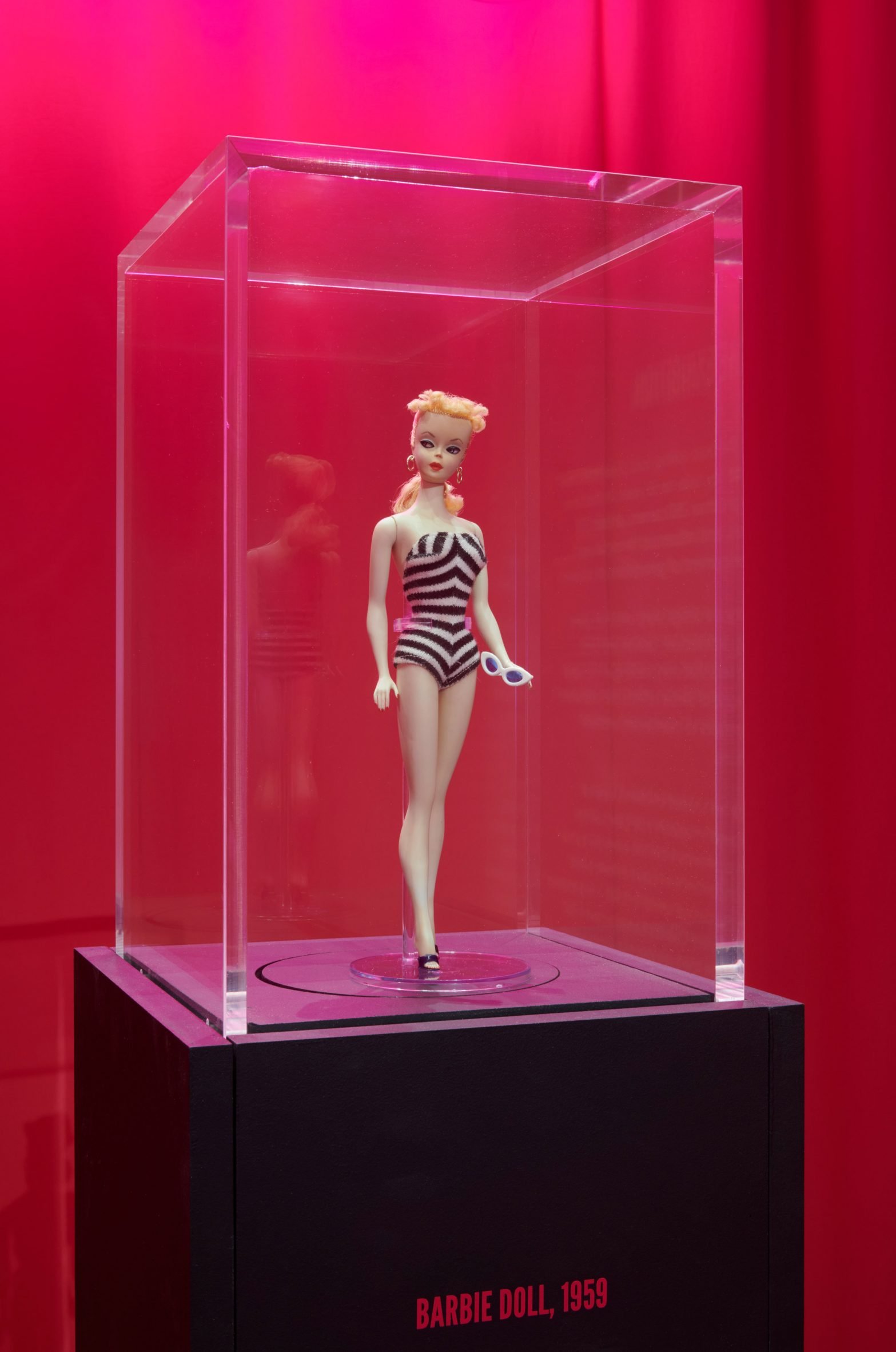 A first-edition Barbie designed in 1959