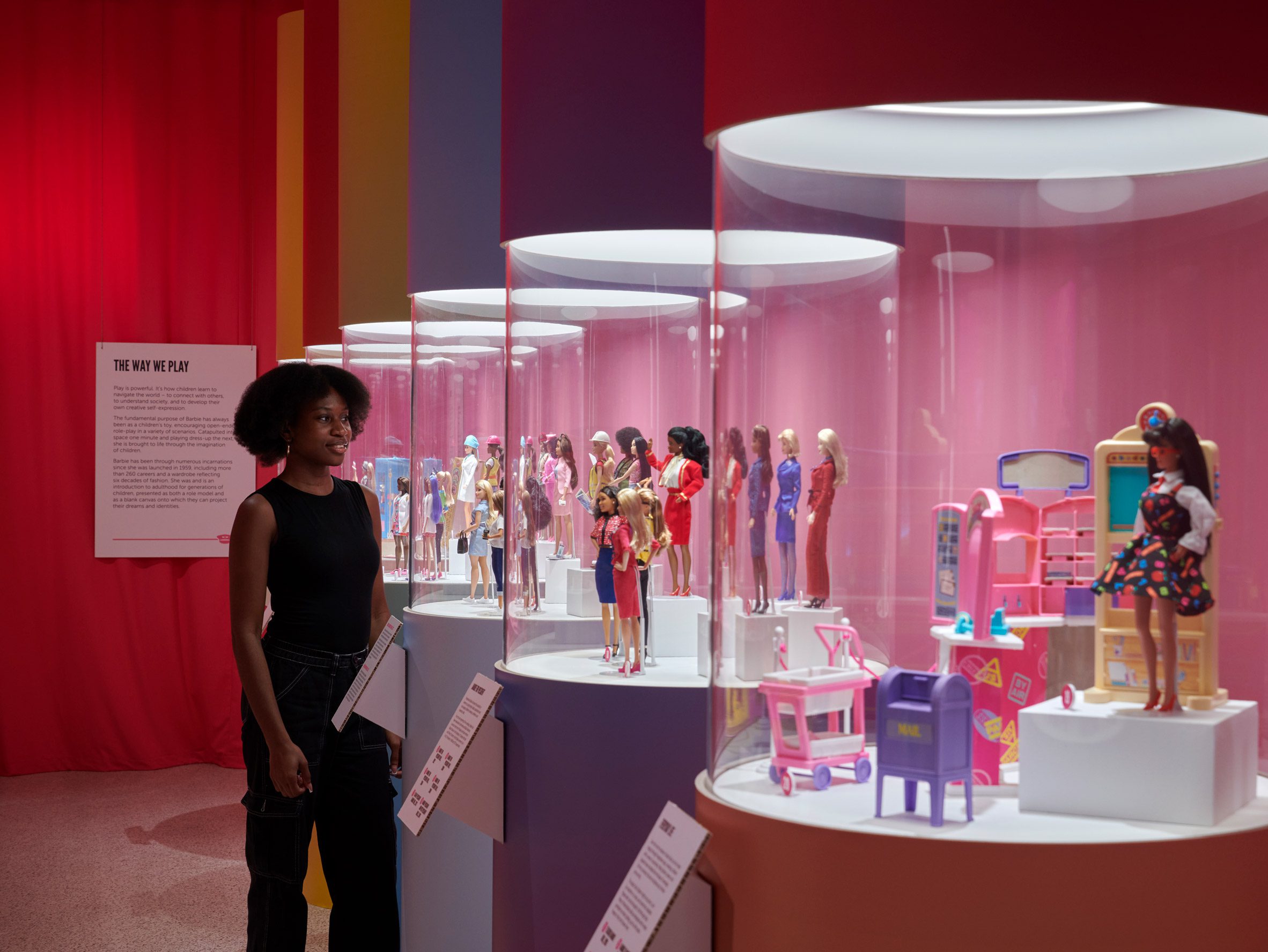 Barbie dolls designed with various careers