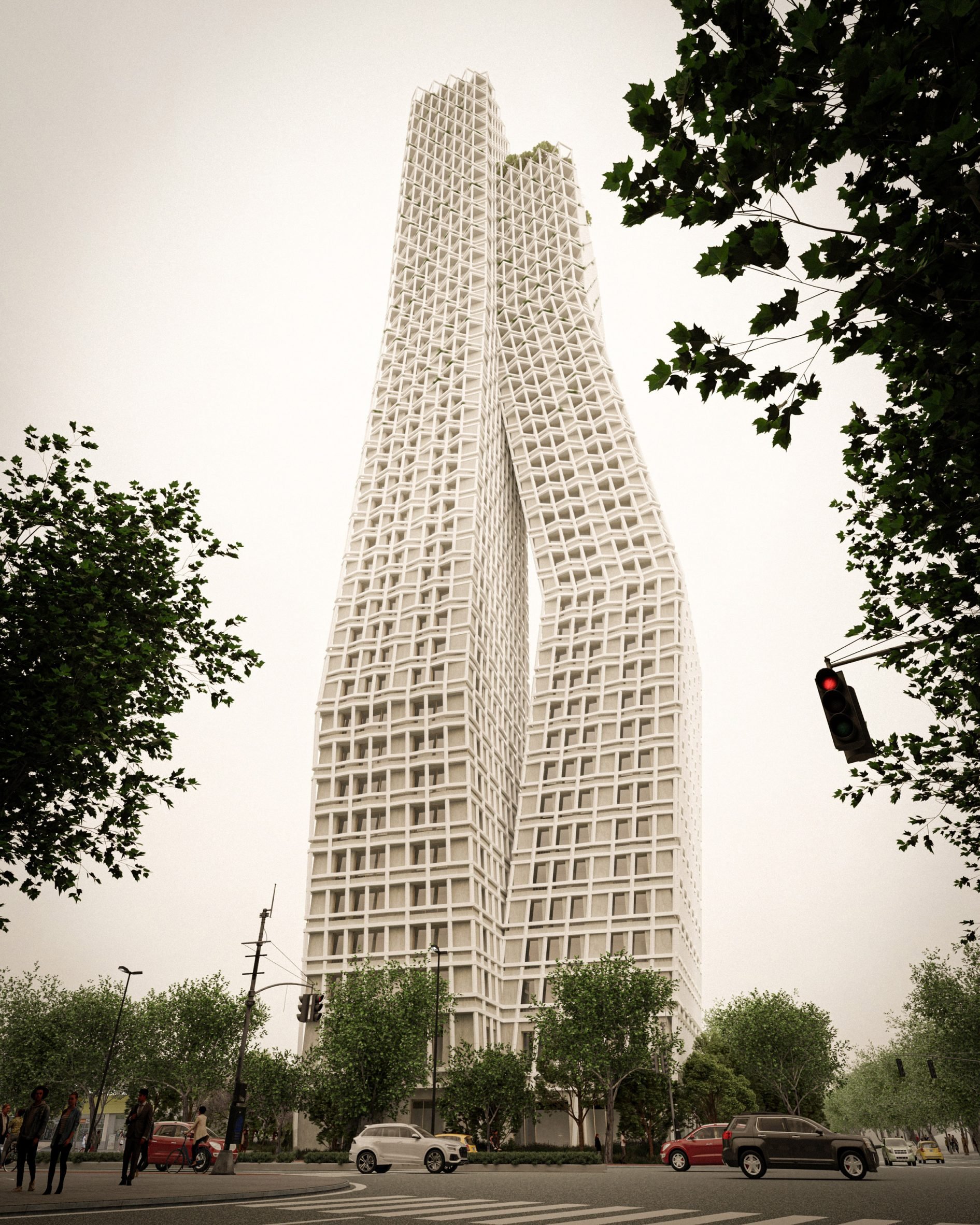 Bond Tower by OODA in Tirana
