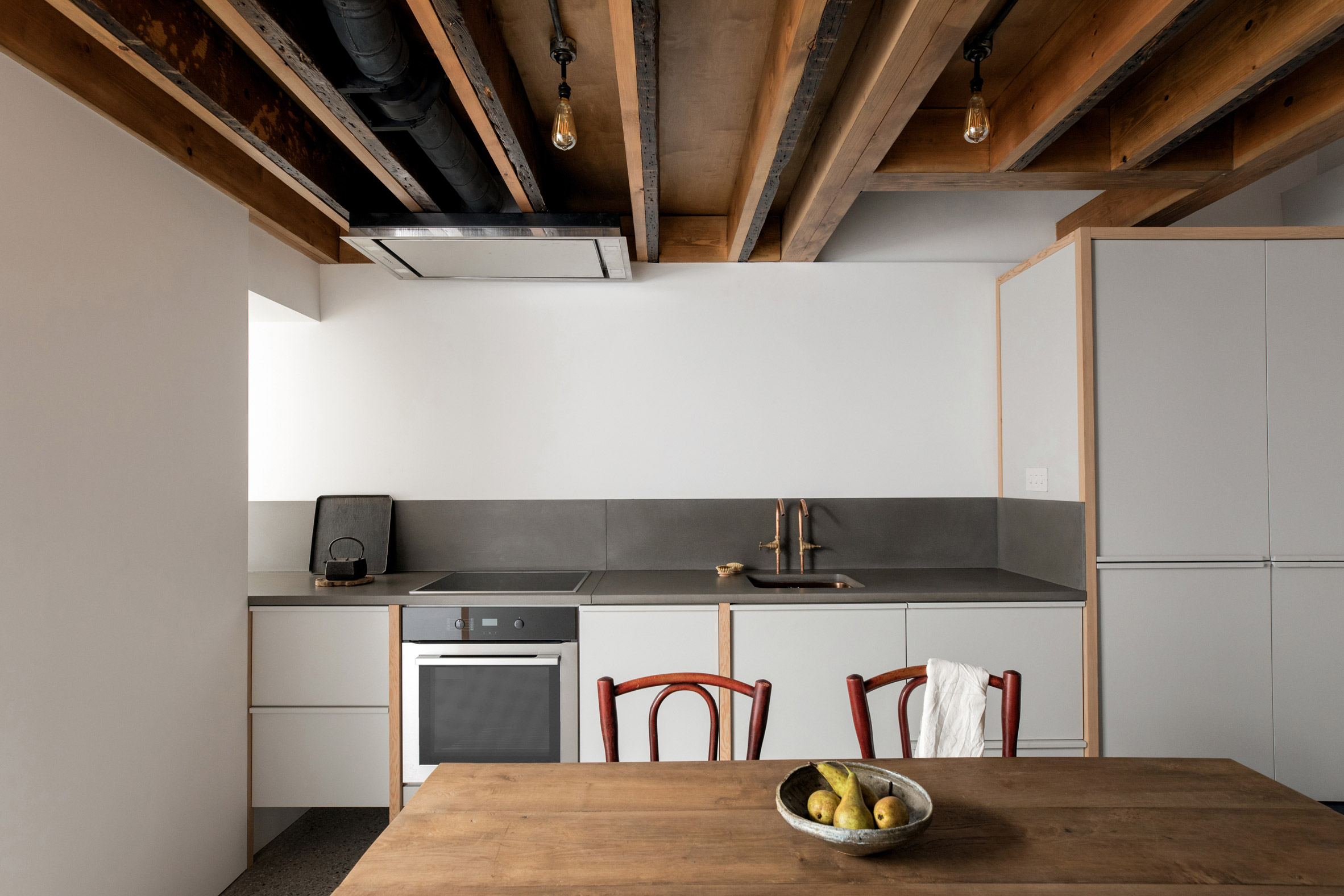 Kitchen interior at London home renovation by Tuckey Design Studio