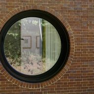 Porthole window into the Brick House