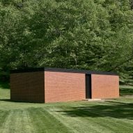 Philip Johnson's Glass House guest annexe reopens after restoration