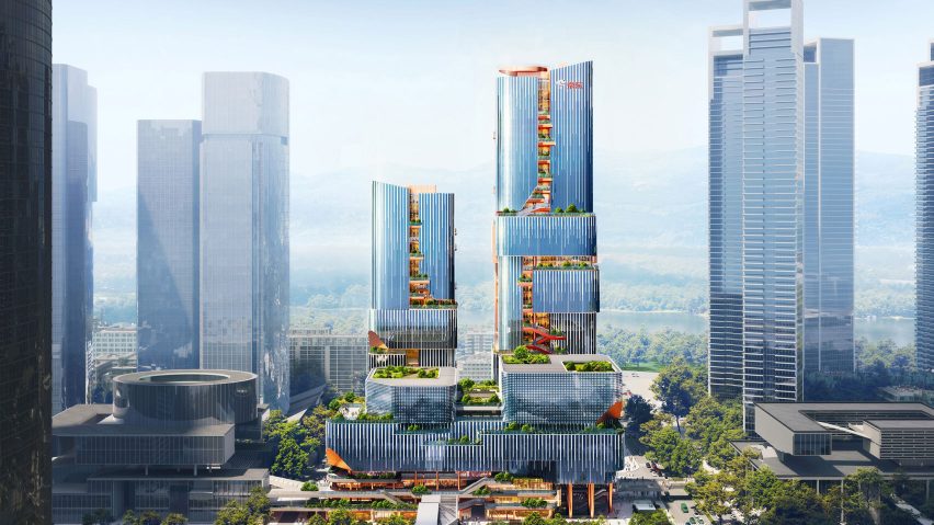 Ole Scheeren Scenic City towers headquarter Shenzhen