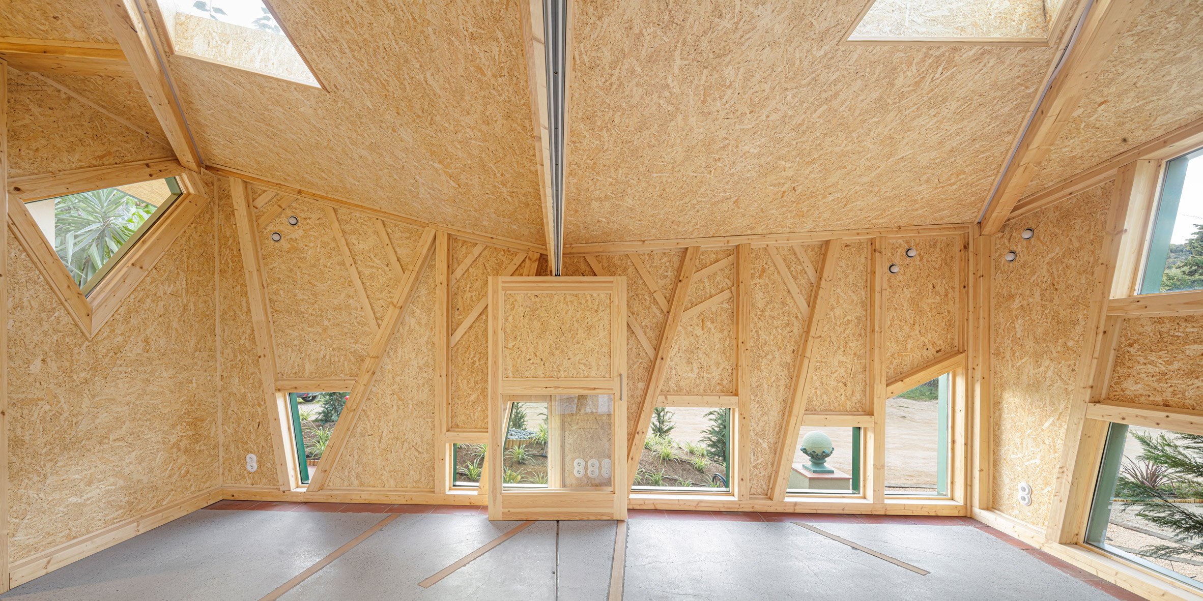 Interior view of pavilion by MIAS Architects
