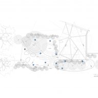 Plan of Can Zariquiey foyer by MIAS