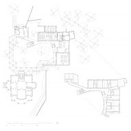 Plan of Can Zariquiey foyer by MIAS