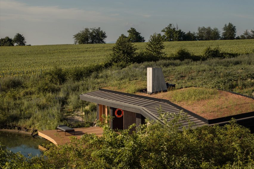 Grass-topped home in Hungary