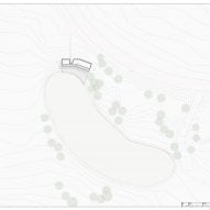 Site plan of CLT House by Hello Wood