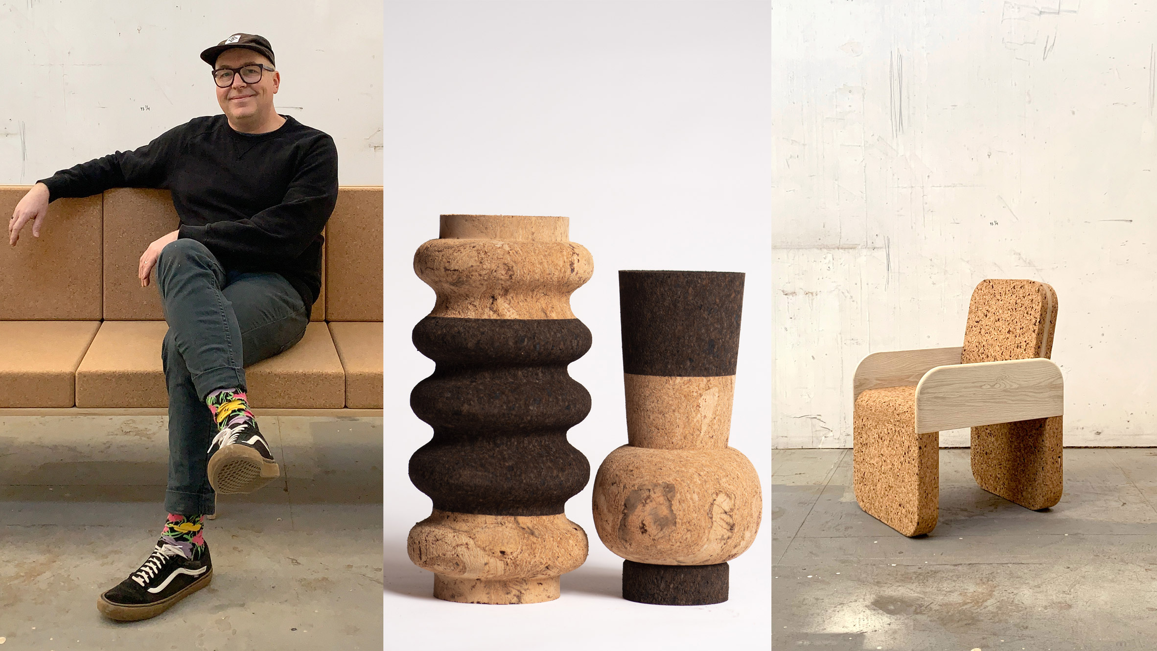New York cork furniture designer Daniel Michalik