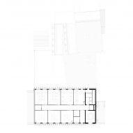 Second floor plan of ACV-CSC-Metea by EVR Architecten