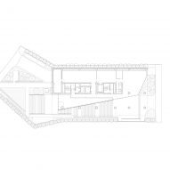 First floor plan of Audeum by Kengo Kuma and Associates