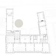 First floor plan of New Provostry by Studio Acht