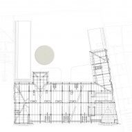 Second floor plan of New Provostry by Studio Acht