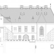 Elevation of New Provostry by Studio Acht