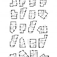 Floor plans of One Ashely Road by Alison Brooks Architects