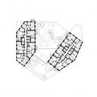 Eighth floor plan of One Ashely Road by Alison Brooks Architects