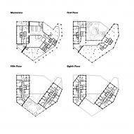 Floor plans of One Ashely Road by Alison Brooks Architects