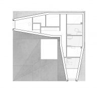 Mezzanine floor plan of Water Farm by Studio Bark