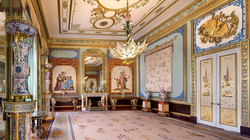 Buckingham Palace's interiors