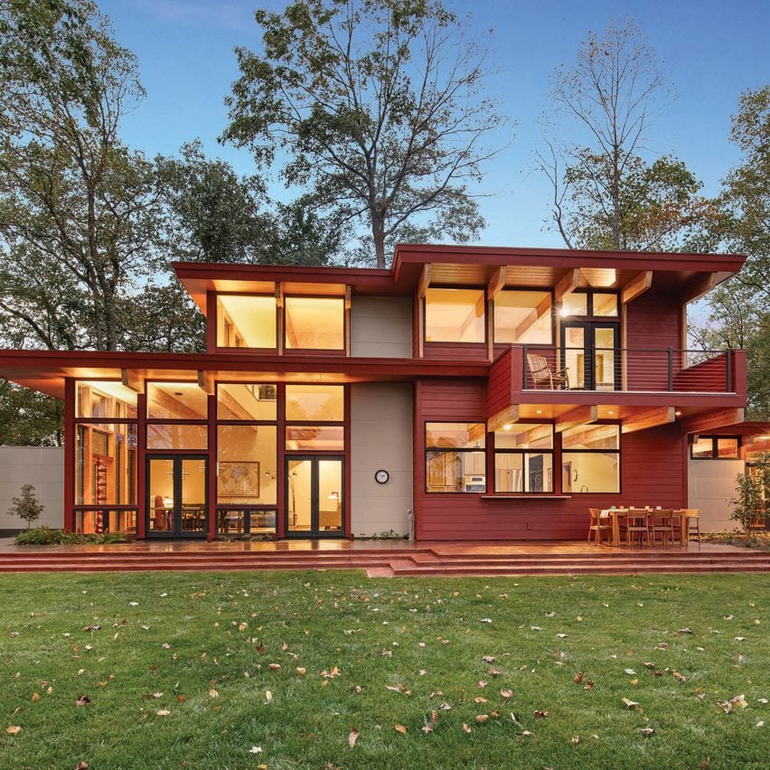 Frank Lloyd Wright and Lindal Cedar Homes house