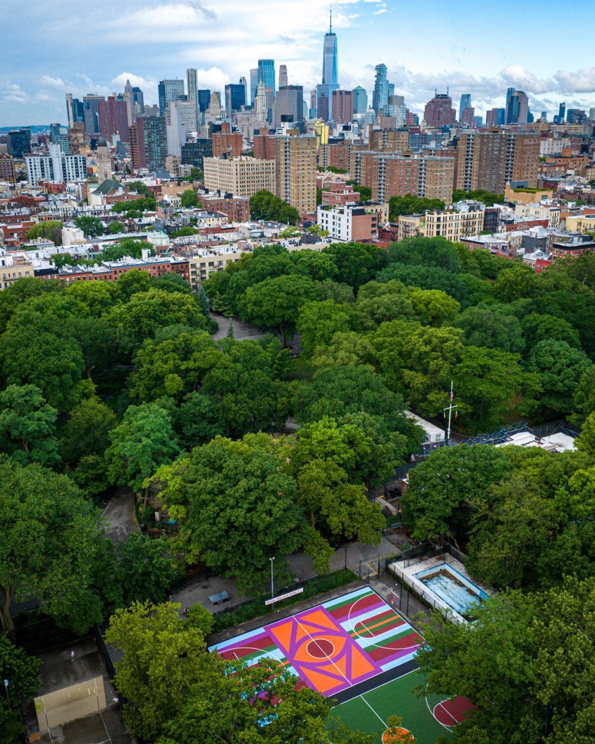 Thompkins Square basketball courts