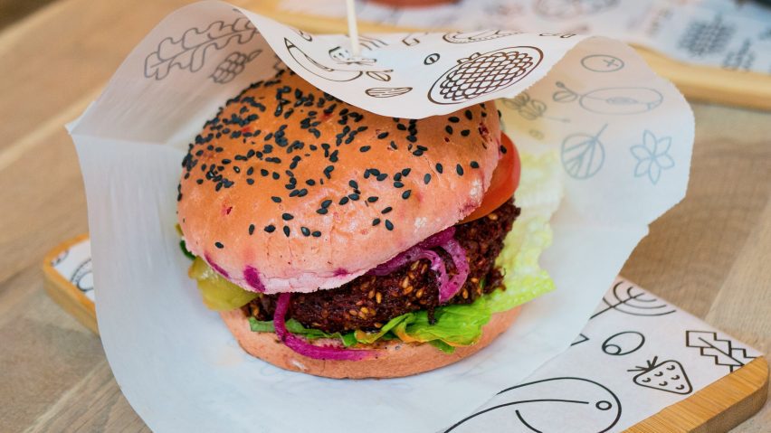 Beetroot burger