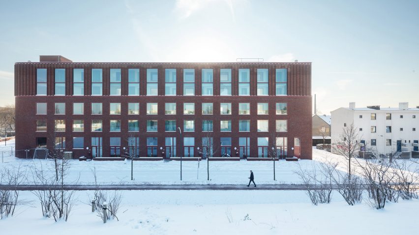 Exterior view of Miller Apartment Building in the Netherlands