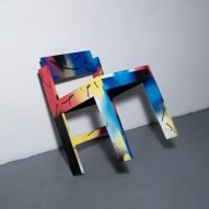 Ukrainian artists design one-off chairs for housing charity raffle