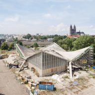 The Hyparschale Magdeburg refurbishment by GMP Architekten