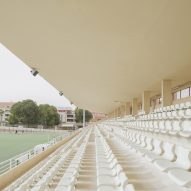 Jean Bouissou Stadium Stand by Baito Architectes and Atelier Pirollet Architectes