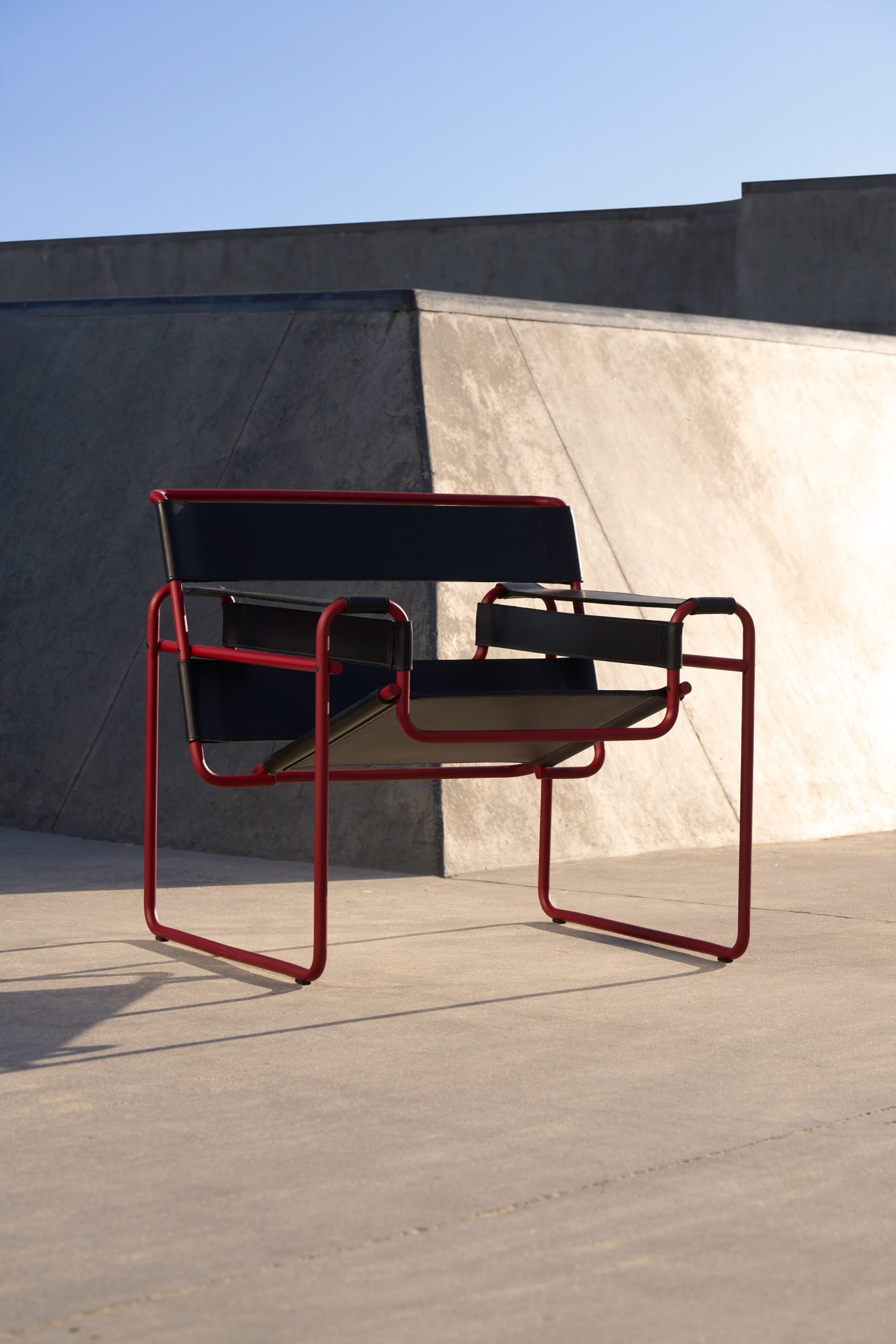Red Bauhaus chair