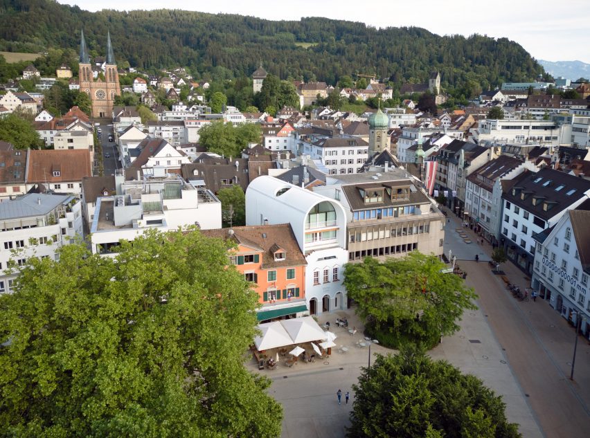 Kornmarktplatz apartment and hotel by Herzog & de Meuron