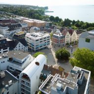 Metal-clad apartment and hotel in Austria