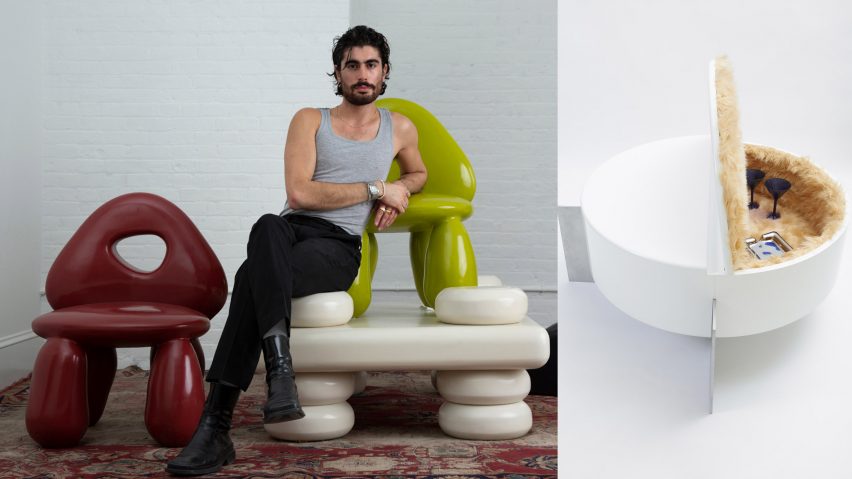 New York furniture designer Kouros Maghsoudi
