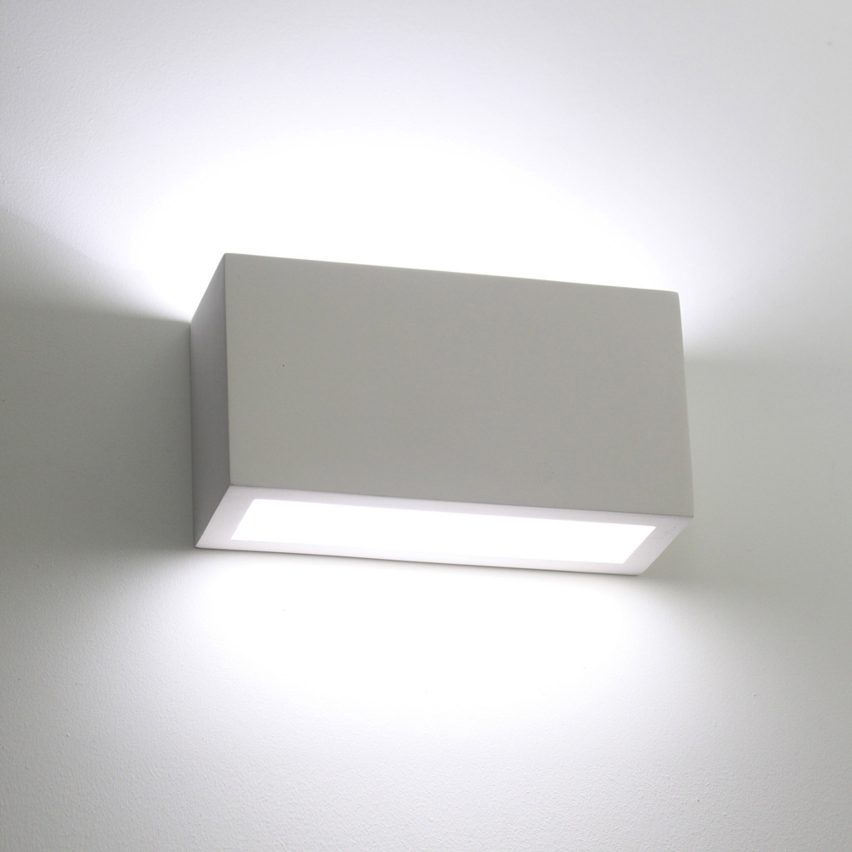 Linear Plaster wall light by Tornado