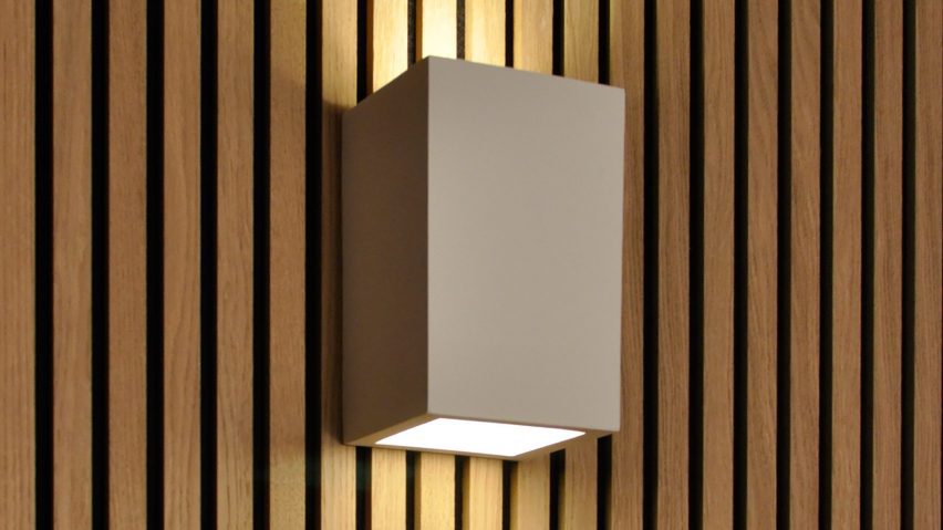 Linear Plaster wall light by Tornado