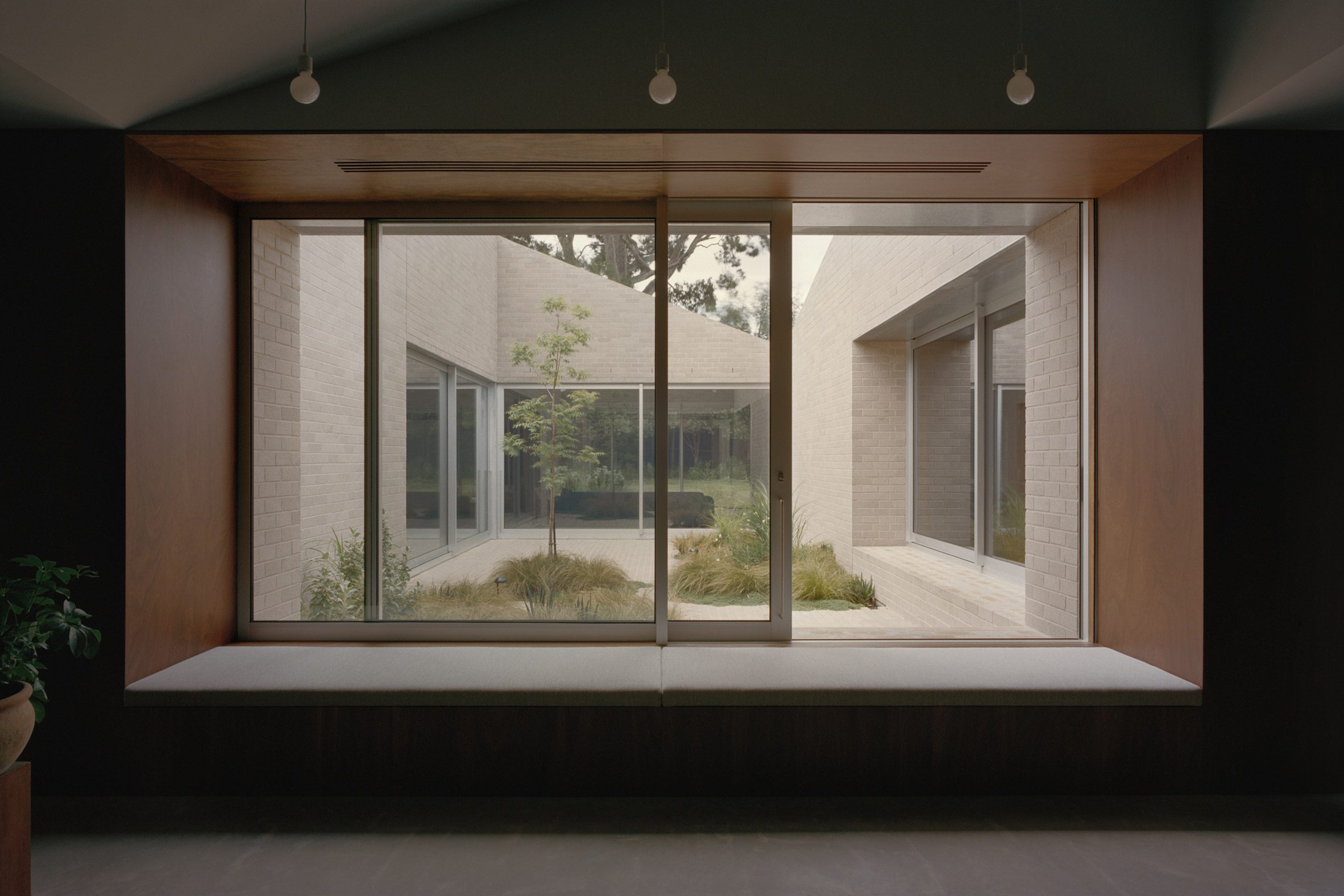 Interior window of Australian house by Edition Office