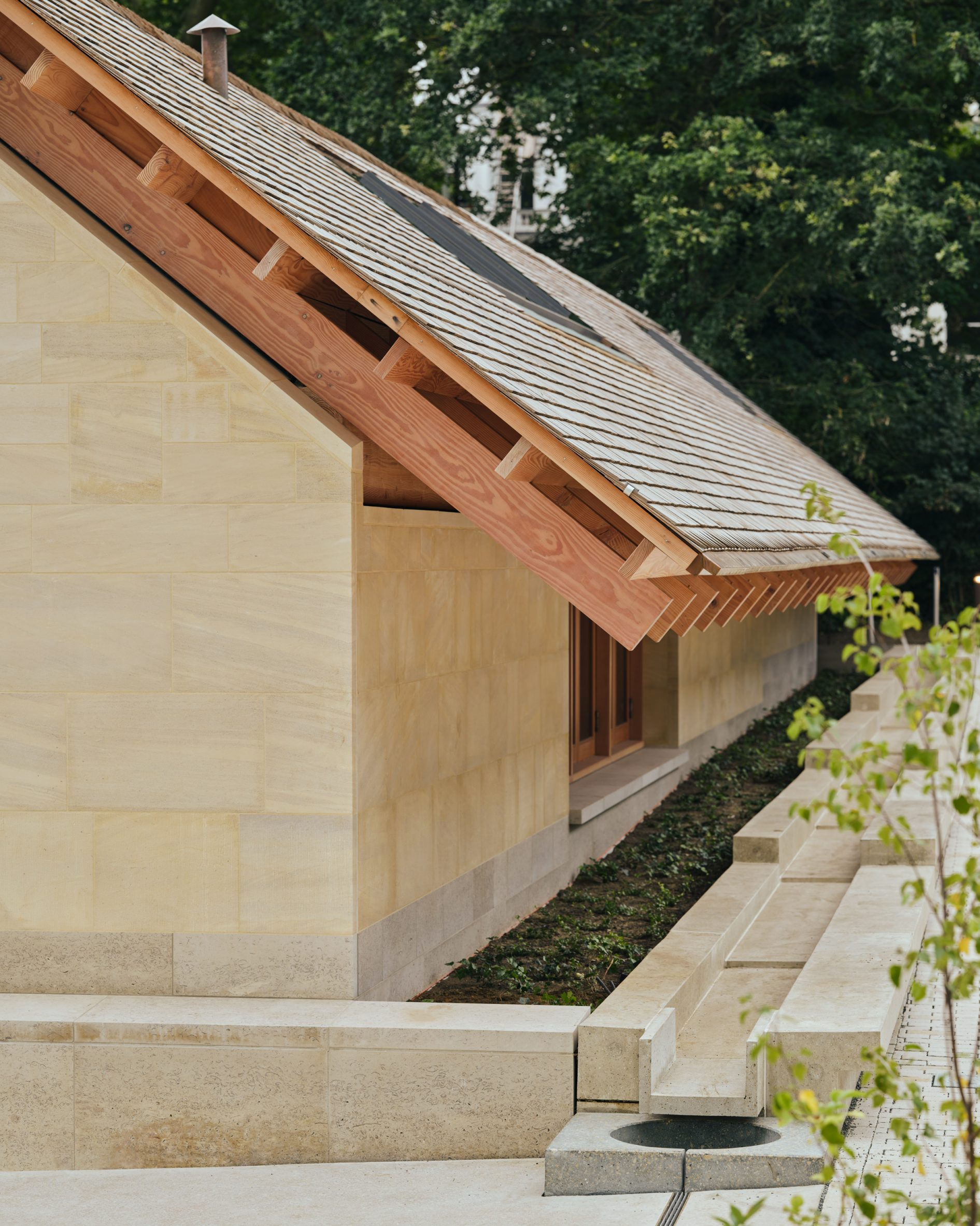 Nature Activity Centre in the Natural History Museum gardens by Feilden Fowles and J&L GIbbons