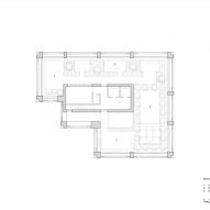 Plan of apartment block by Neri&Hu