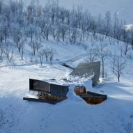 Snøhetta designs sweeping holiday home for foothills of Mount Yōtei
