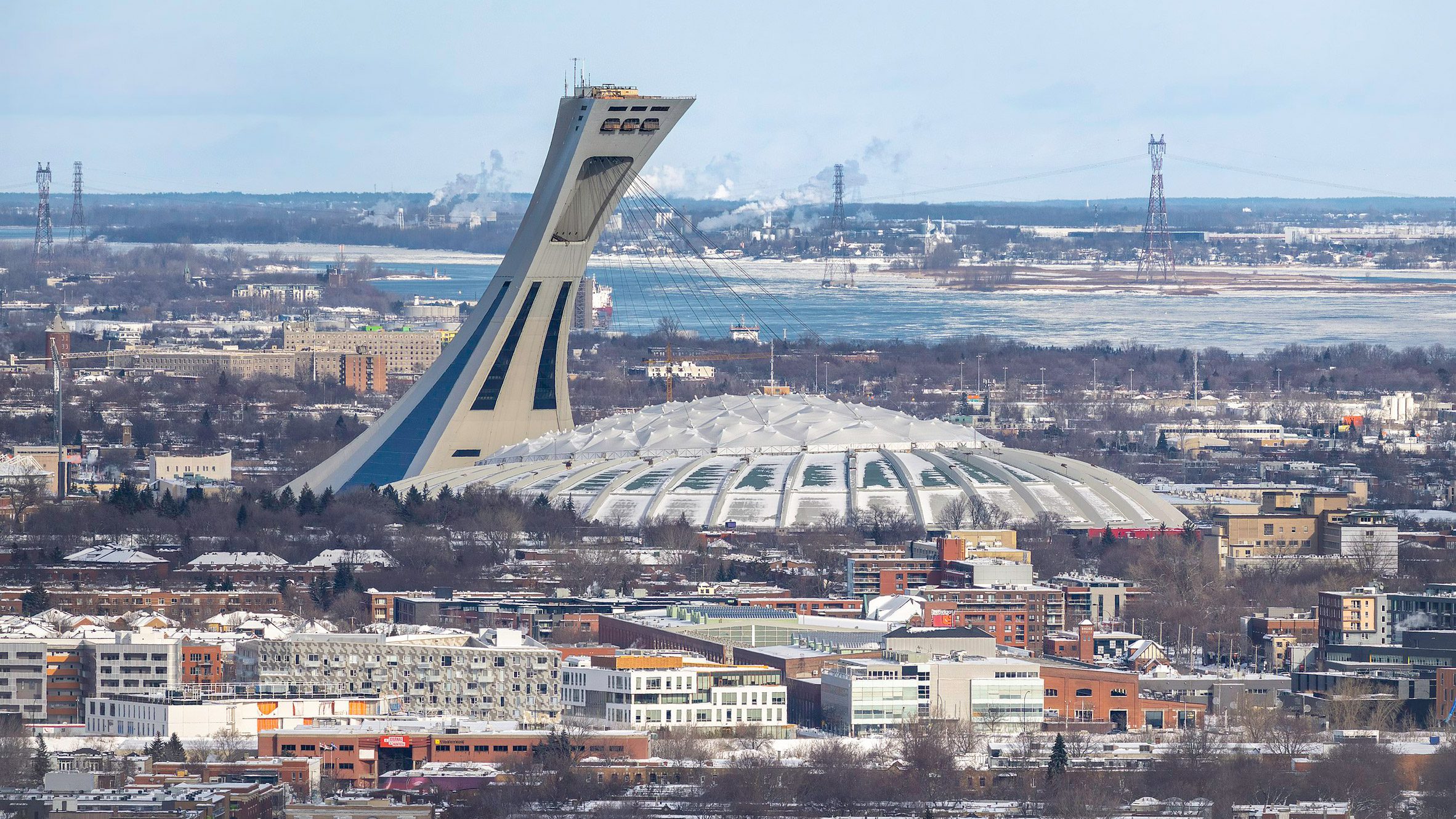 Olympic Stadium, by Roger Taillibert, Montreal 1976