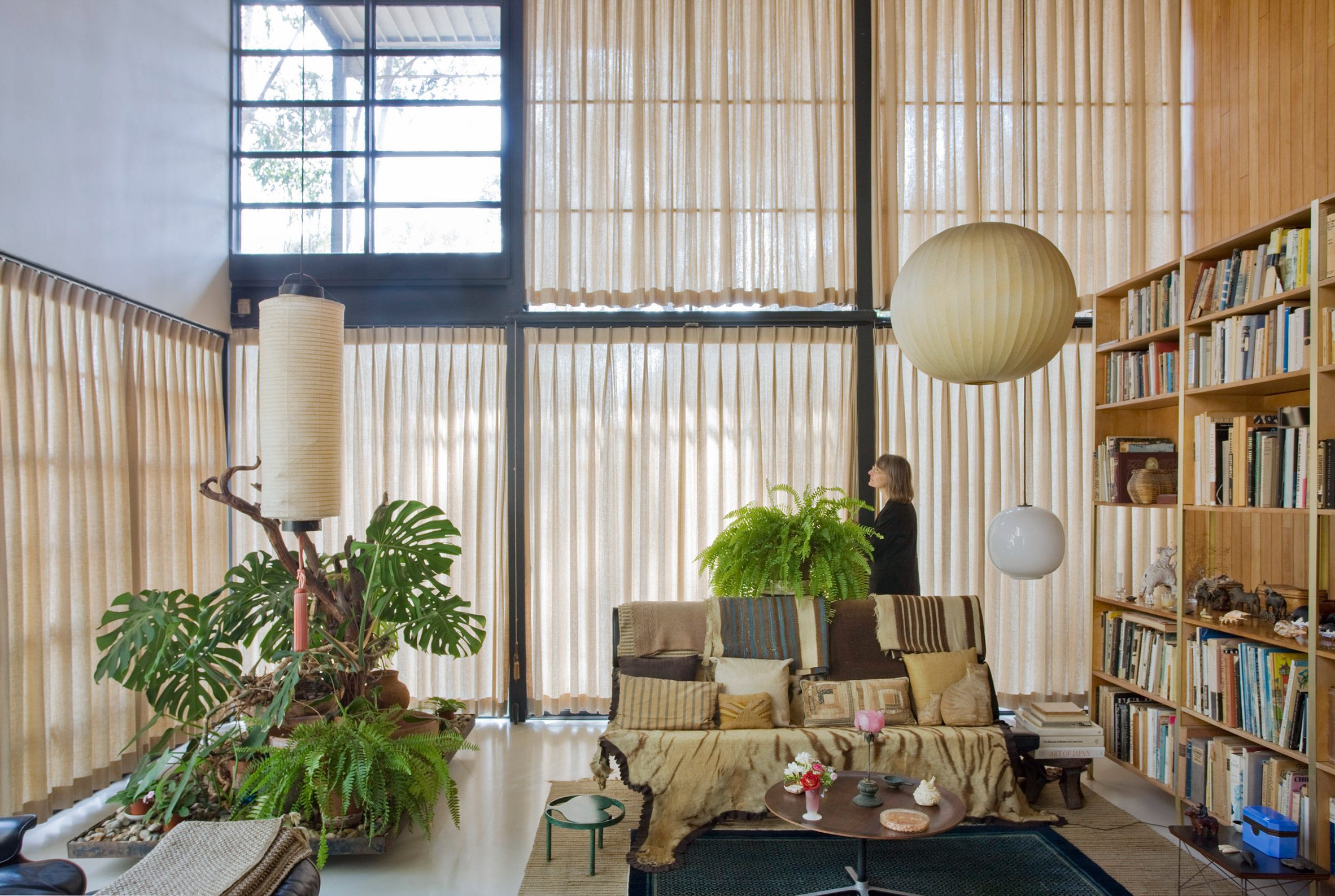 Living room in Eames House