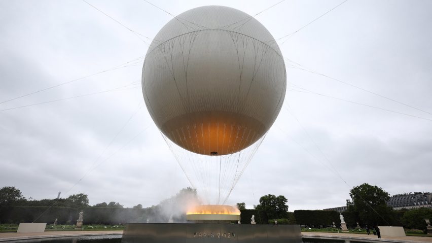 Balloon cauldron for 2024 Olympic games