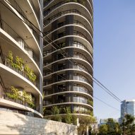 Curved balconies