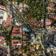 Mexico City birds eye view