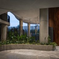 Concrete lobby