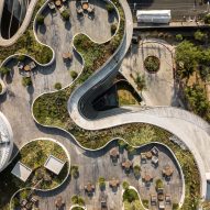 Curved tower in Mexico City