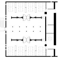 First floor plan of University of Kent building by Sam Jacob Studio