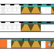 Elevations of University of Kent building by Sam Jacob Studio